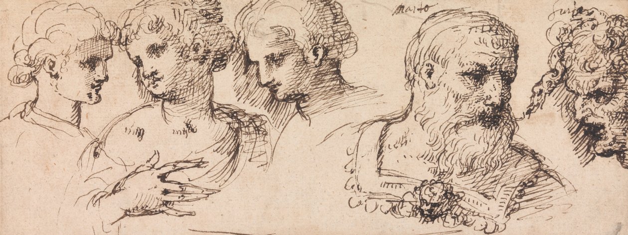 Five Classical Heads by Inigo Jones