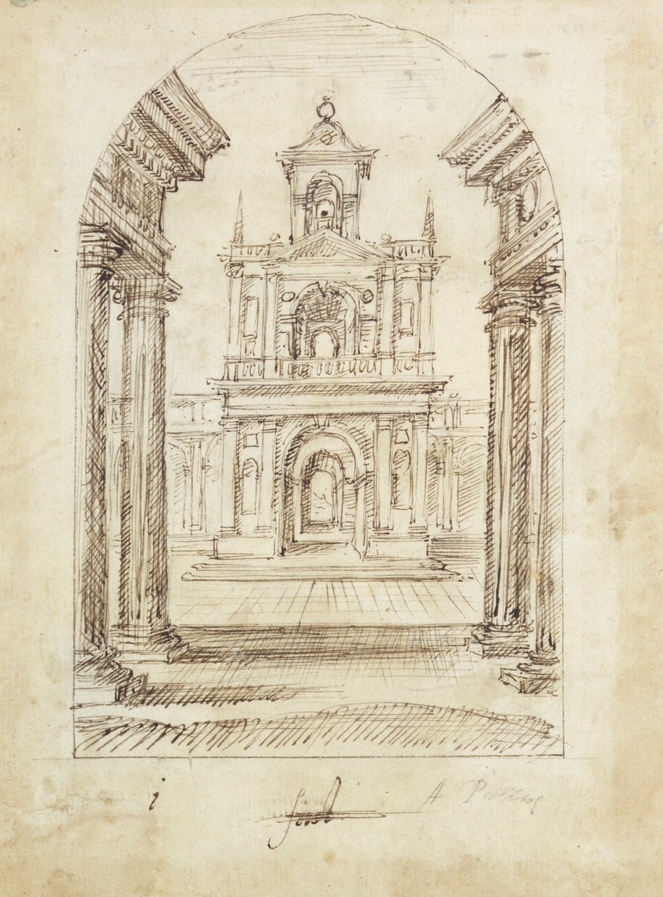 A palace by Inigo Jones: Highest-quality art reproduction