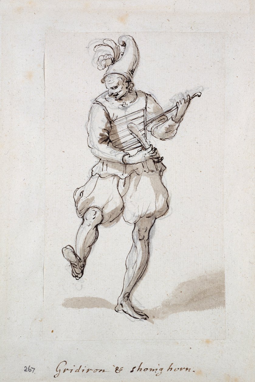 Man with Gridiron and Shoe Horn by Inigo Jones