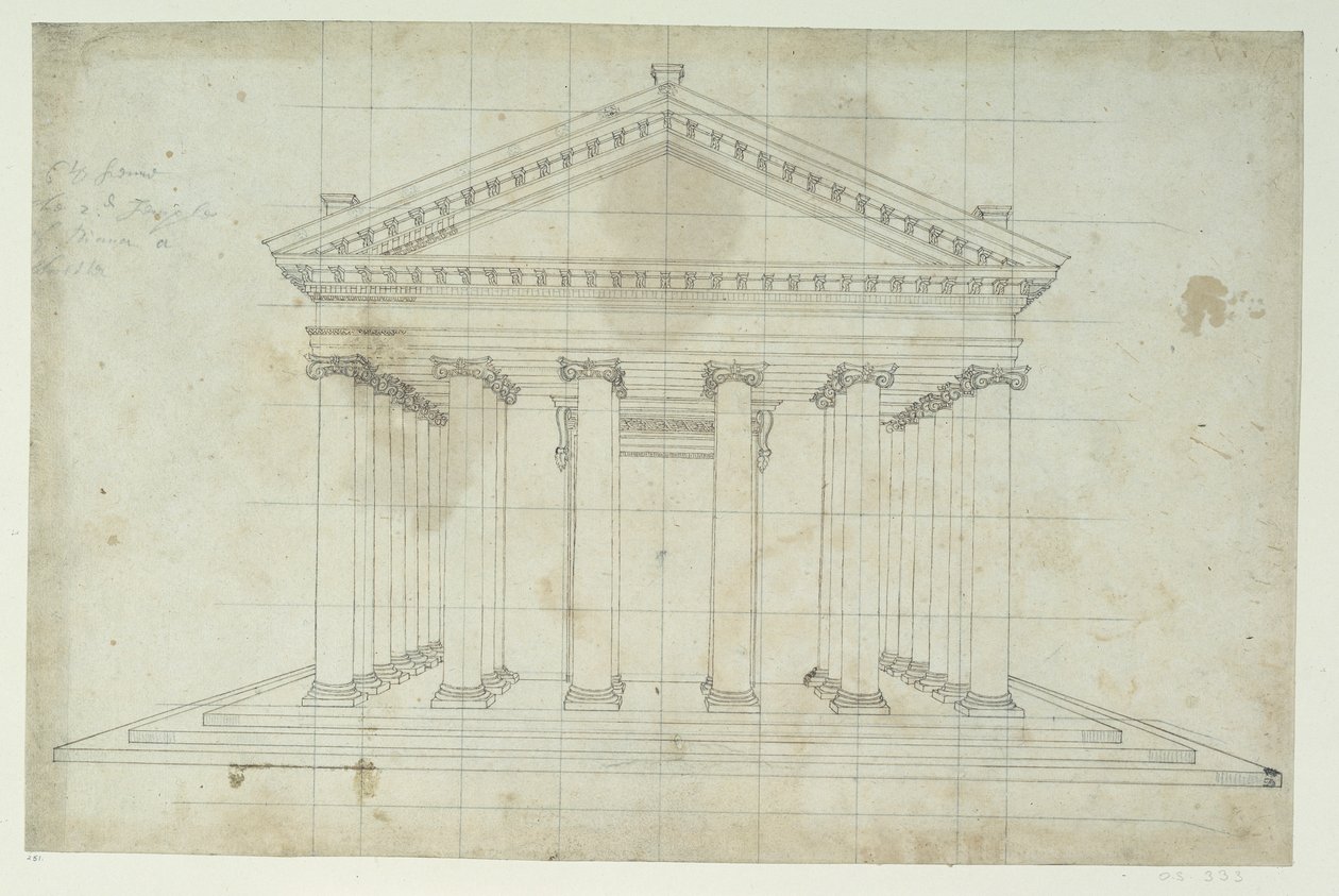The Second Temple of Diana, c.1635 by Inigo Jones