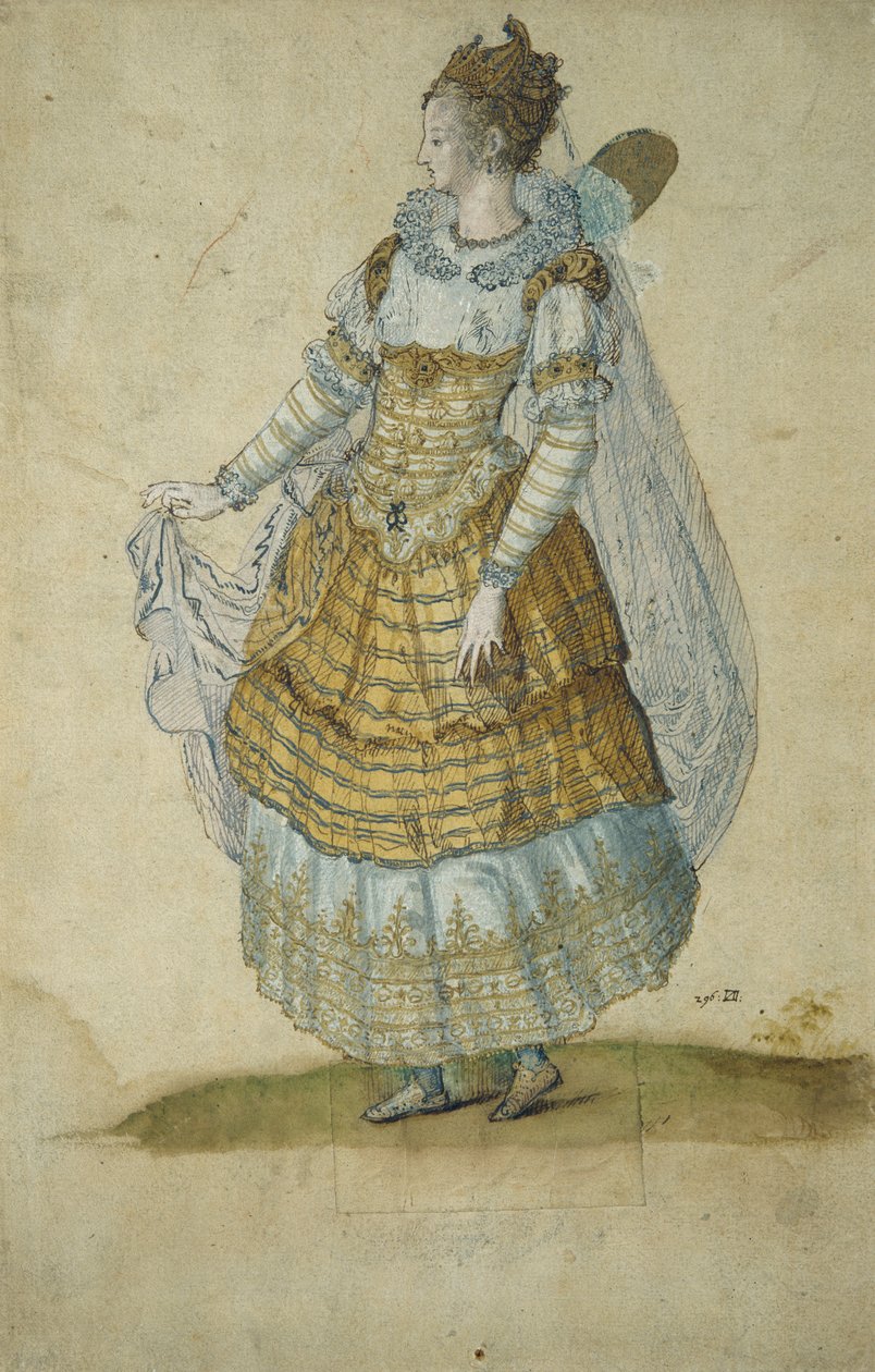 Winged masquer by Inigo Jones