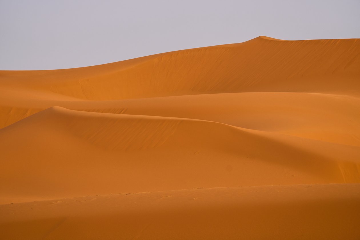 Sand Dunes of Erg Chebbi, Sahara Desert in Morocco, 2022 by Ira Block