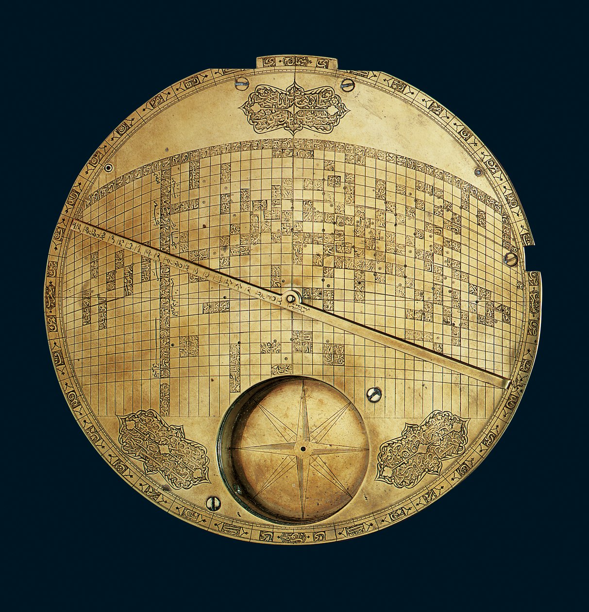 Islamic Mecca-Centred World Map, Safavid Dynasty, from Isfahan by Iranian School