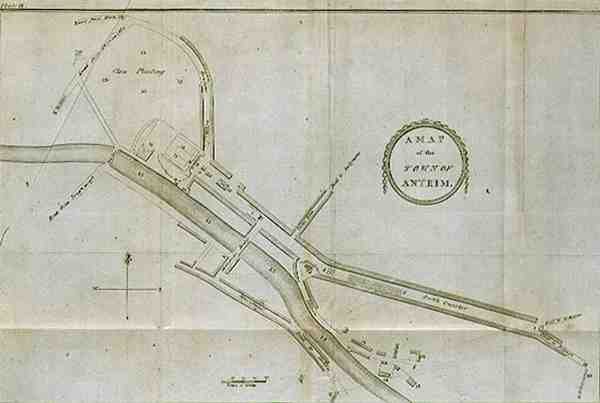 A Map of the Town of Antrim, plate from 