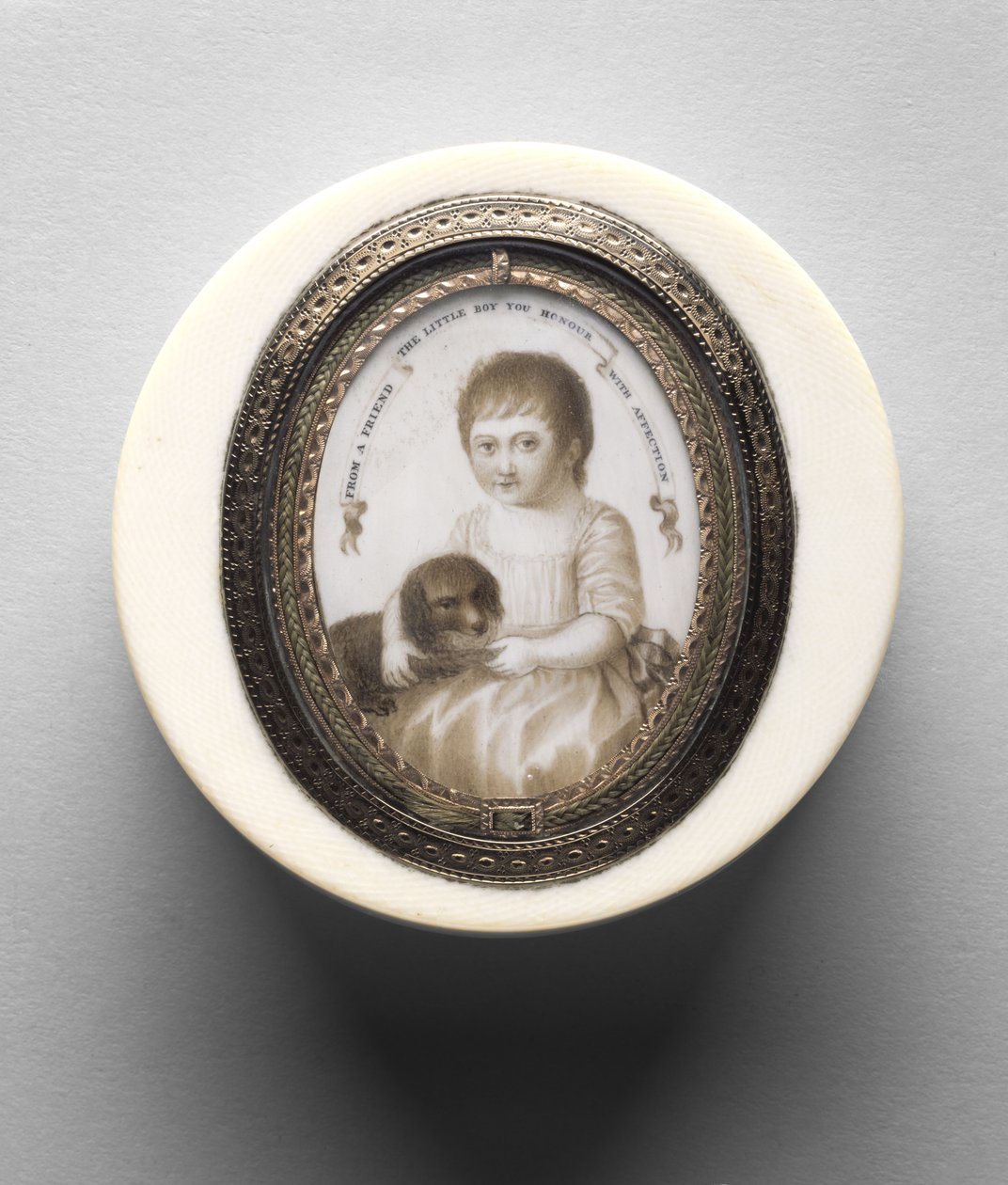 Box with Portrait of a Boy by Irish School