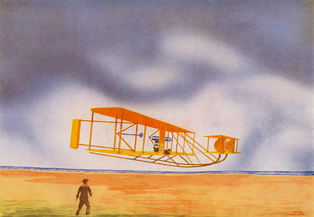 The Wright Brothers Plane by Irvin L. Holcombe
