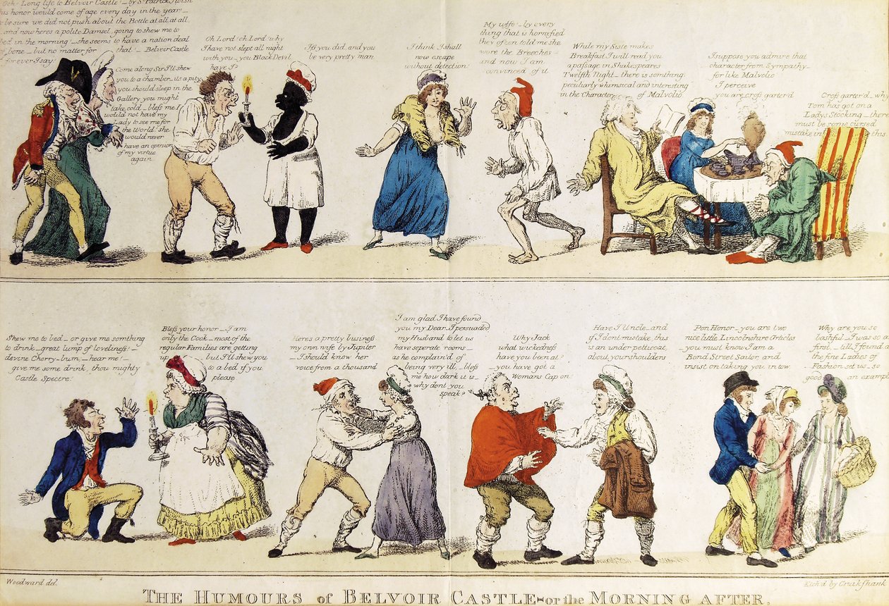 Caricature depicting the 5th Duke of Rutland