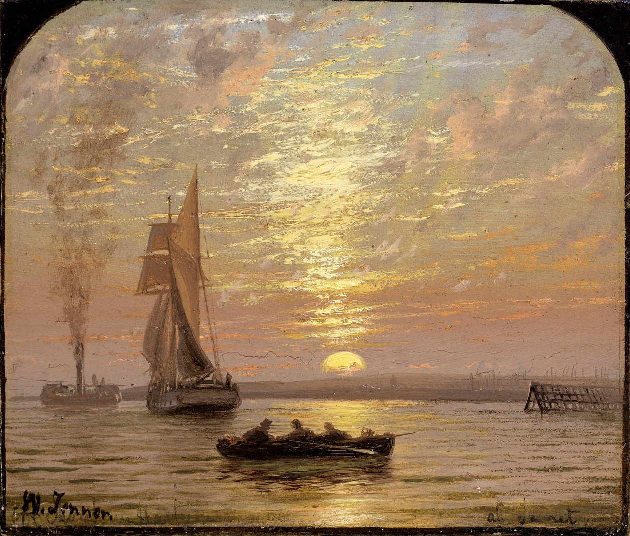 At Sunset, c.1875 by Isaac Walter Jenner