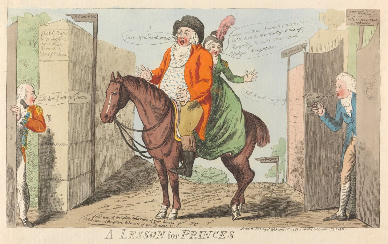 A Lesson for Princes by Isaac Cruikshank