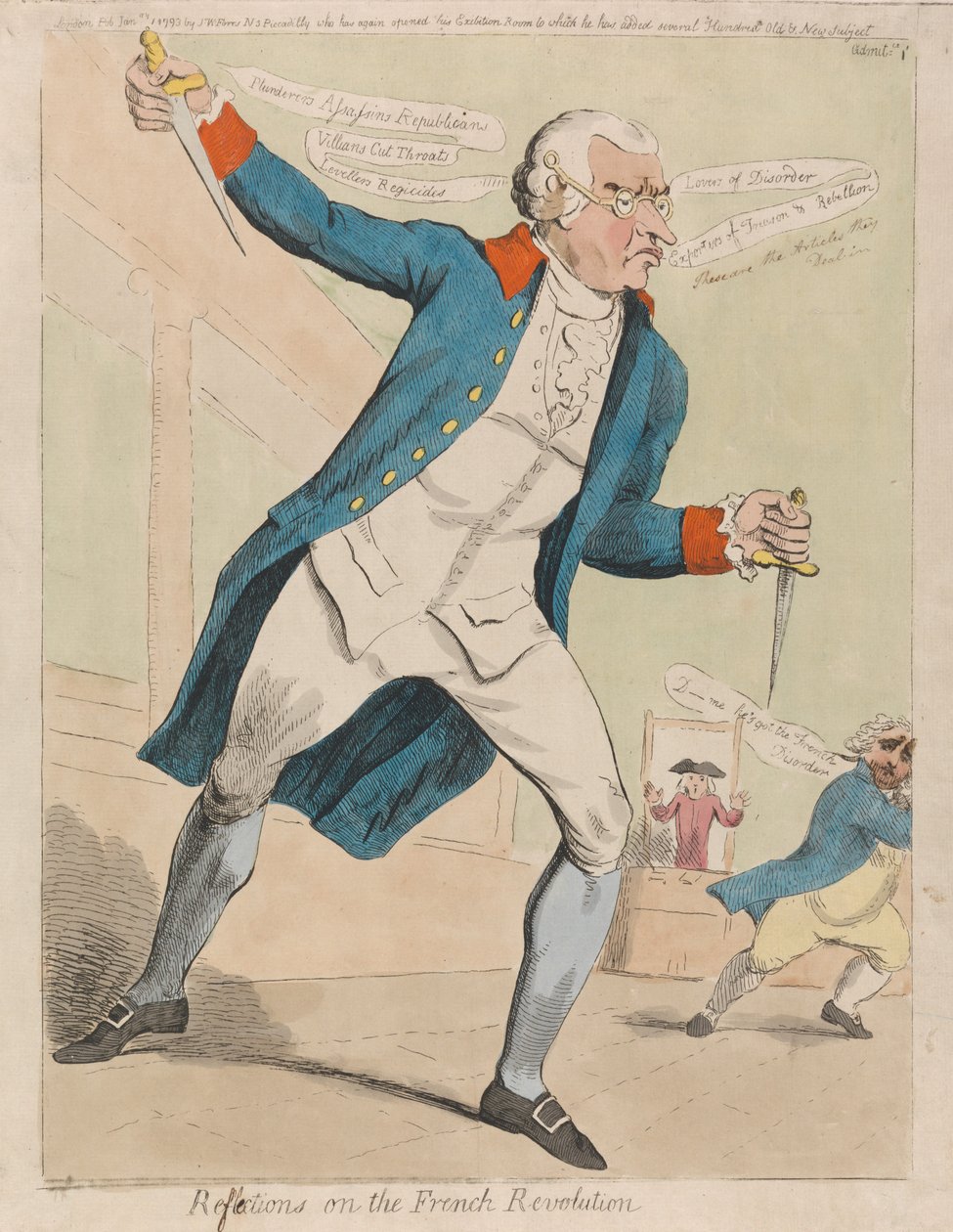 Reflections on the French Revolution by Isaac Cruikshank