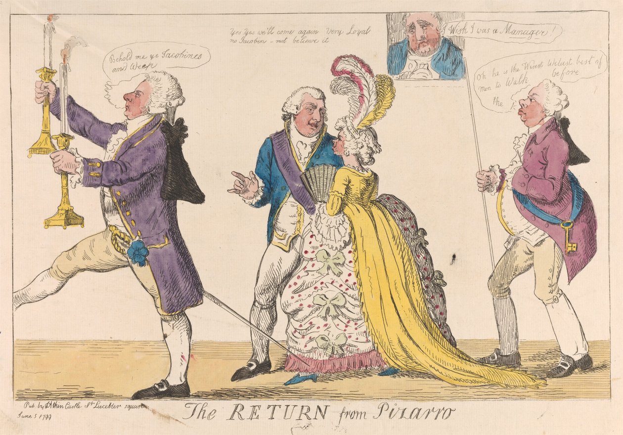 The Return From Pizarro by Isaac Cruikshank