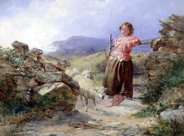 The Little Shepherdess by Isaac Henzell