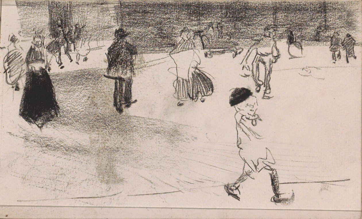 Figures on the Street by Isaac Israels
