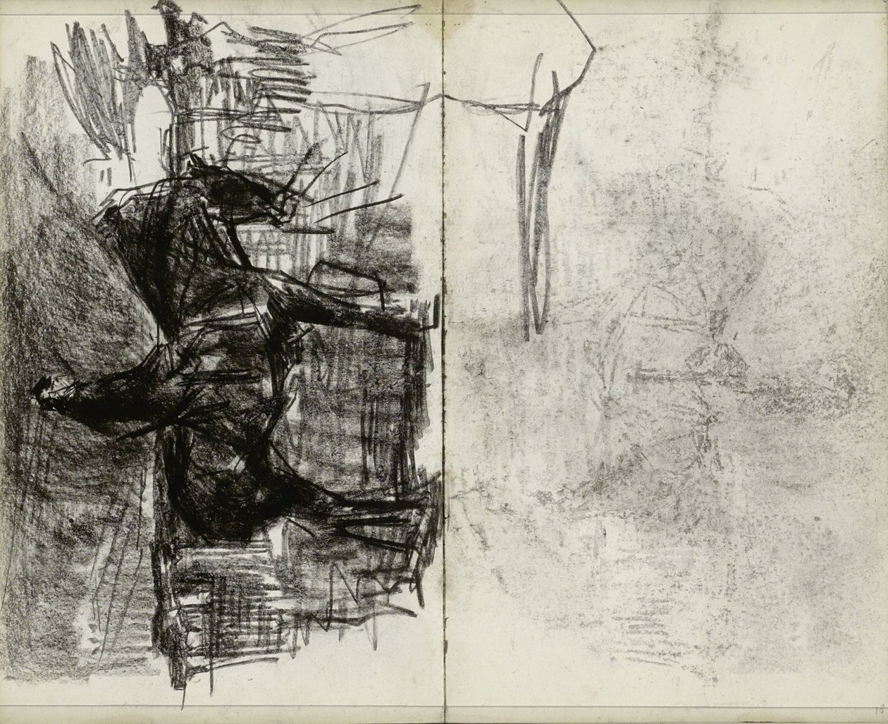 Rider, possibly a soldier by Isaac Israels