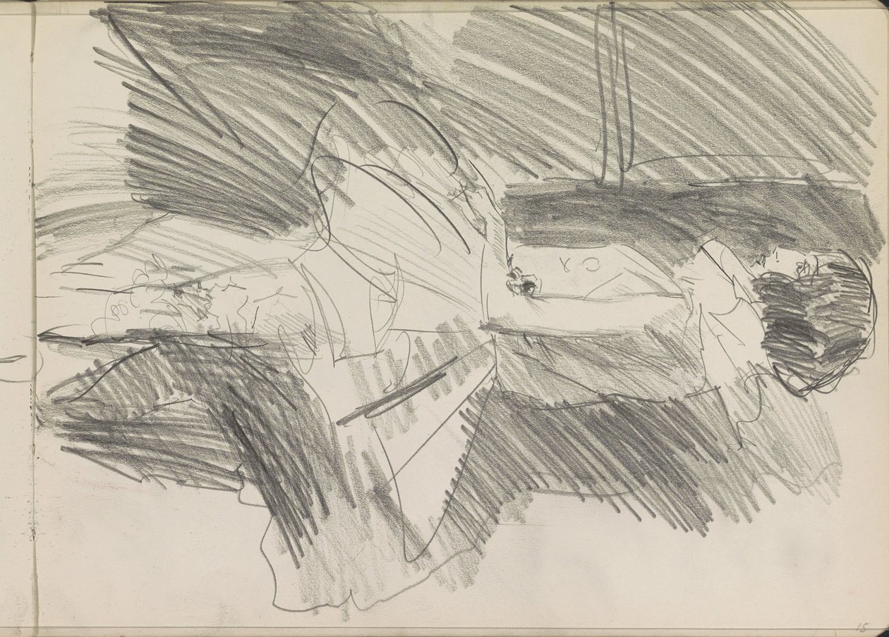 Standing Dancer, in Profile by Isaac Israels