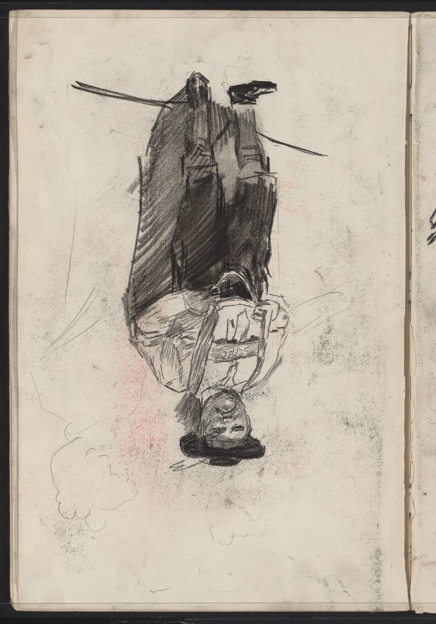Standing Man in Bavarian Costume by Isaac Israels