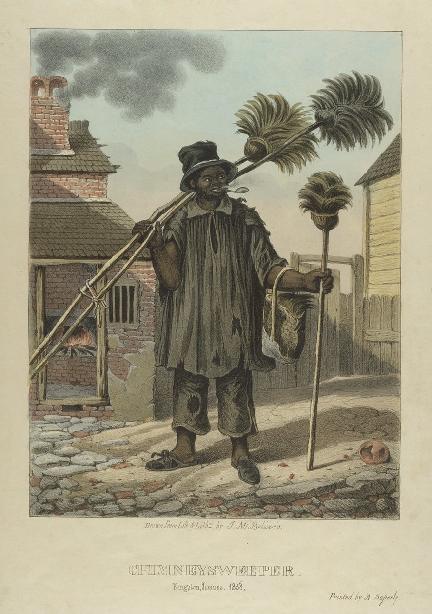 Chimneysweeper, plate 11 from Sketches of Character...,1838 by Isaac Mendes Belisario