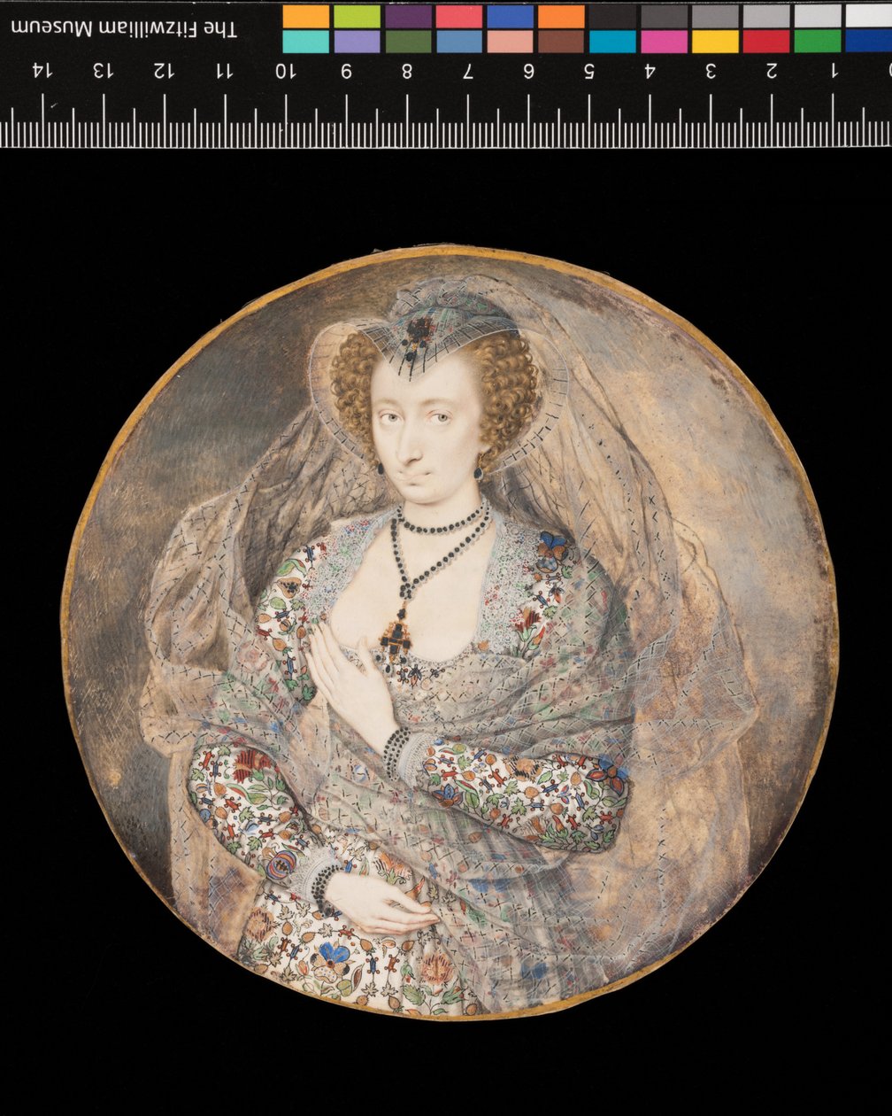 Miniature. Unknown Lady. Lucy Harington, Countess of Bedford, c.1605 by Isaac Oliver