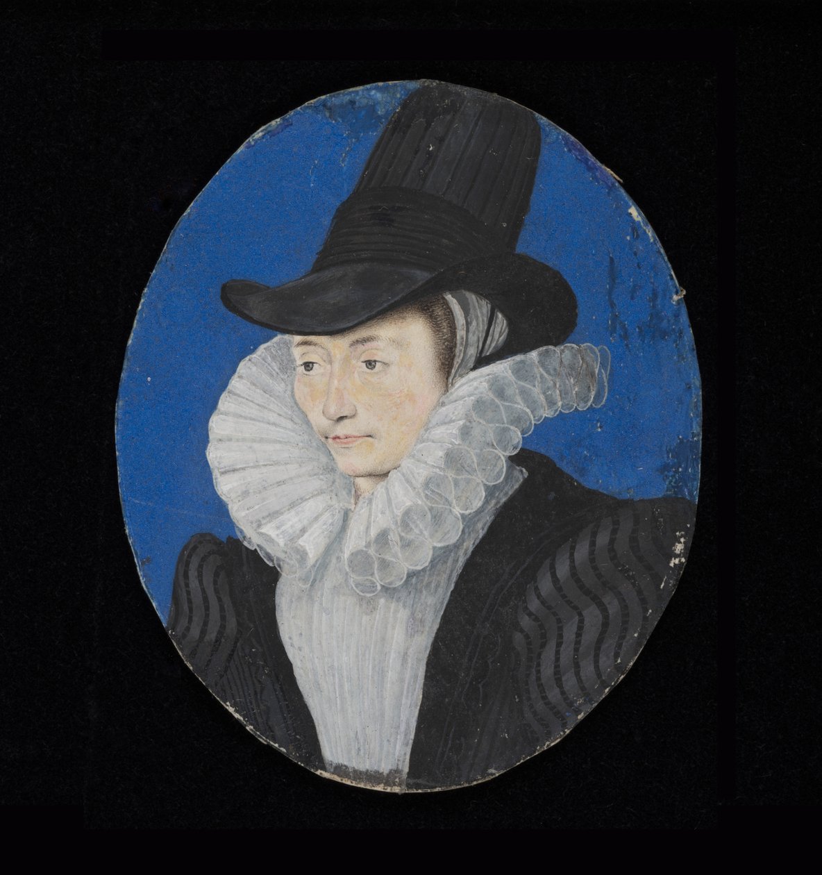 Portrait Miniature of an Unknown Lady by Isaac Oliver