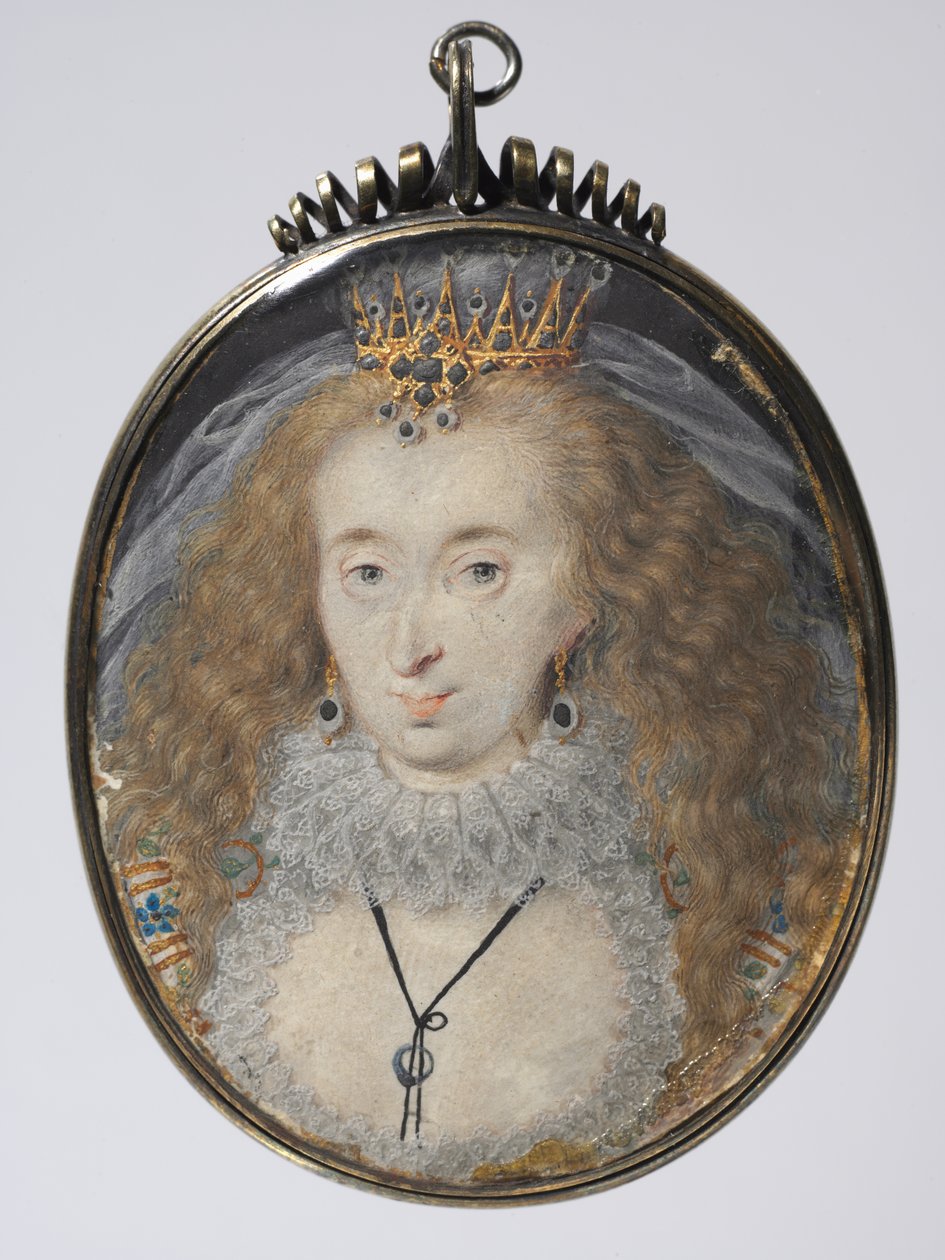 Portrait of Lucy Russell, Countess of Bedford, c.1608-16 by Isaac Oliver