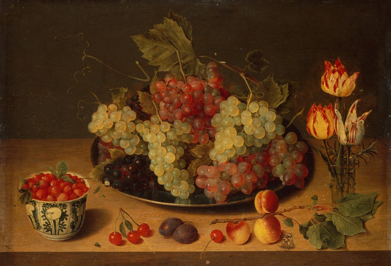 Still Life with Fruit and Flowers by Isaac Soreau