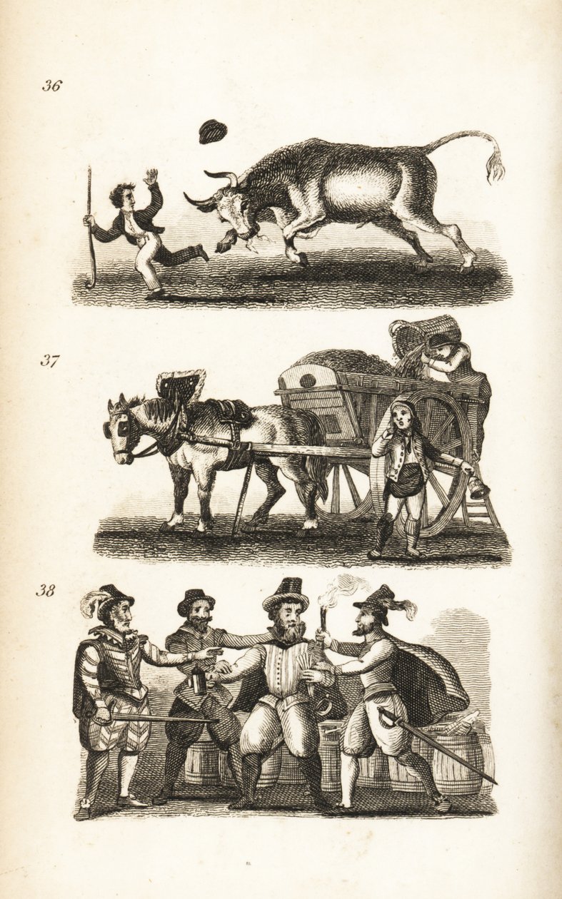 The Enraged Ox, the Dustman and the Taking of Guy Fawkes by Isaac Taylor