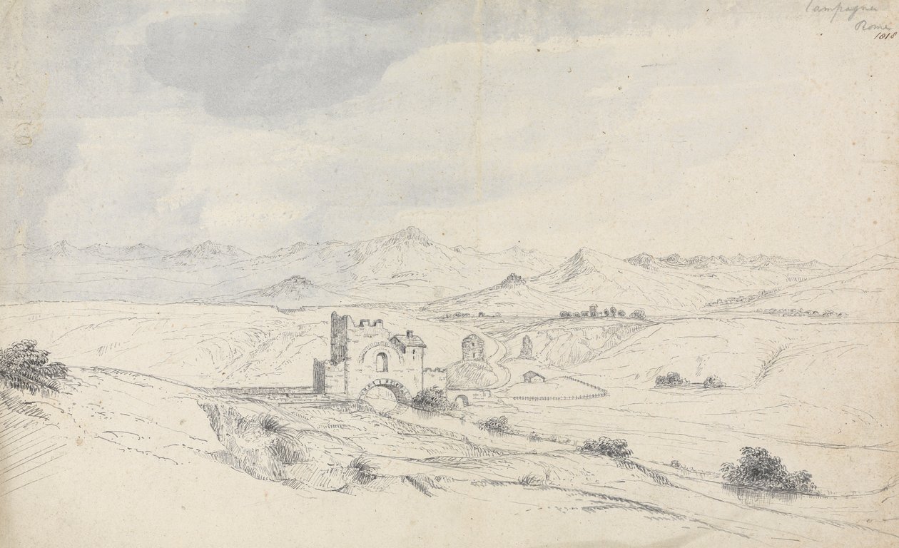 Campagna, Rome by Isaac Weld