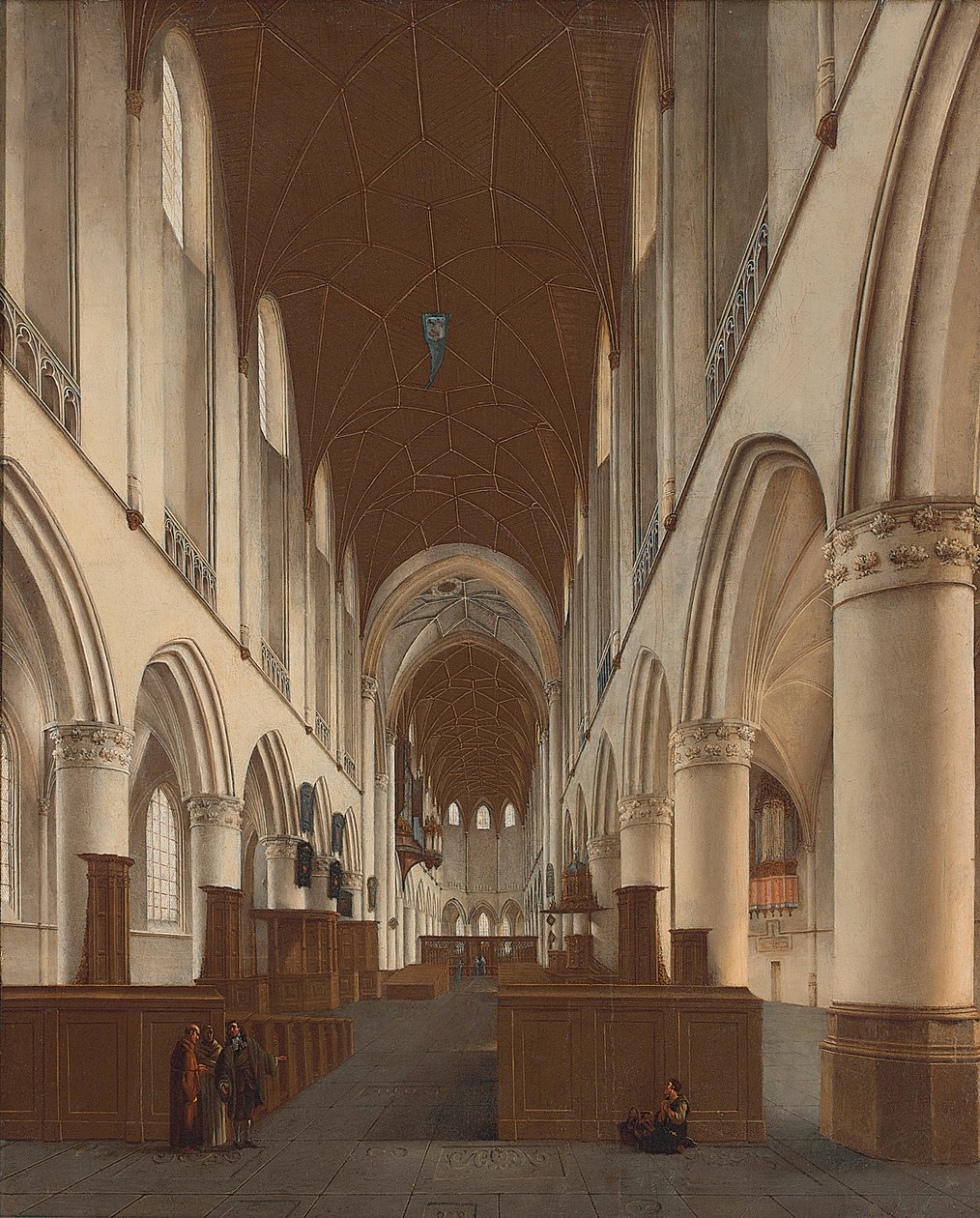 The Church of Saint Bavo in Haarlem by Isaac van Nickele