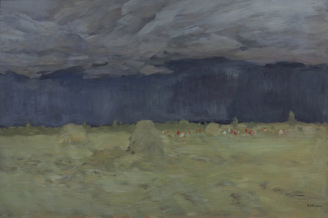 Hay-making, 1900 by Isaak Ilyich Levitan