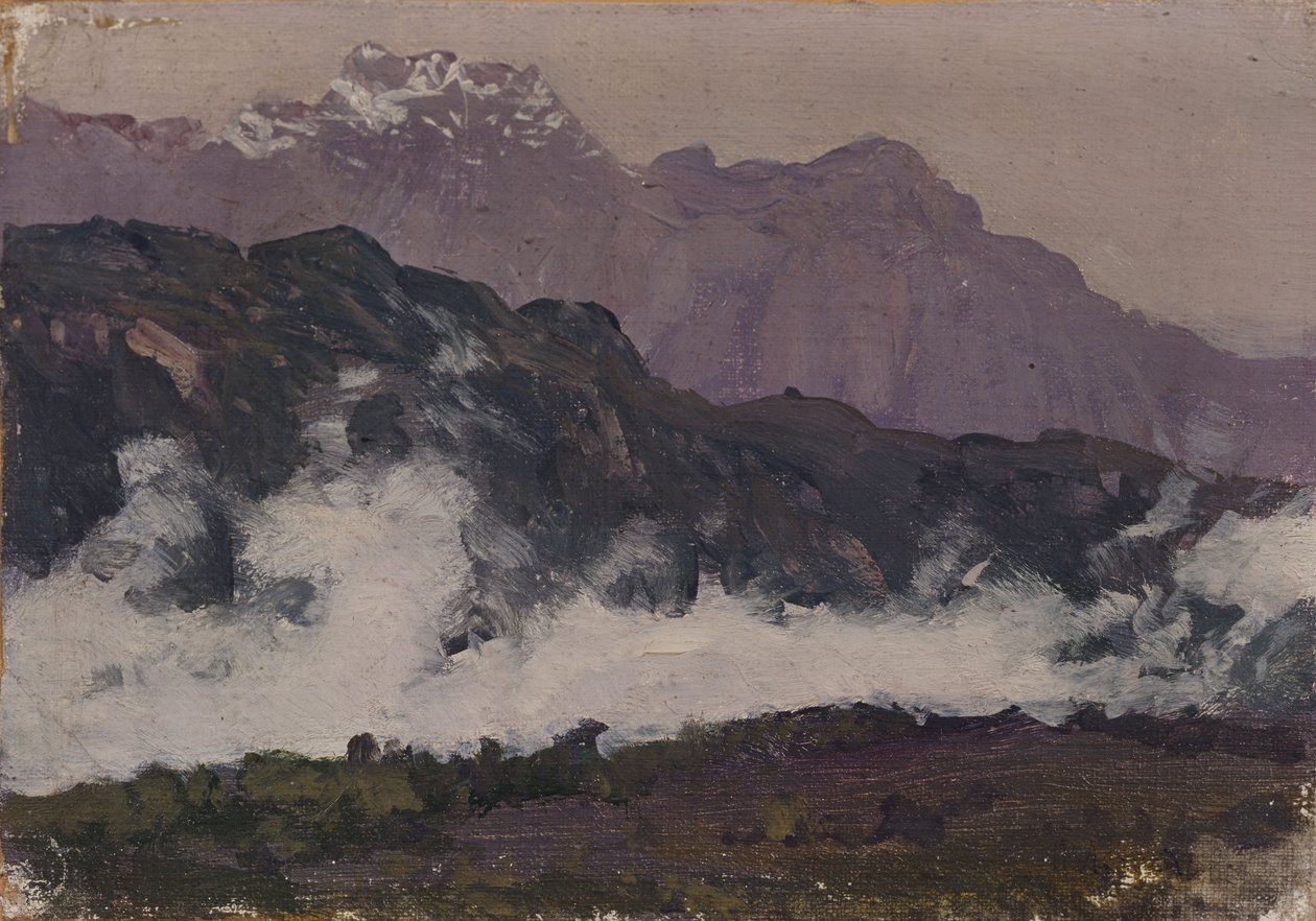 The Alps by Isaak Ilyich Levitan
