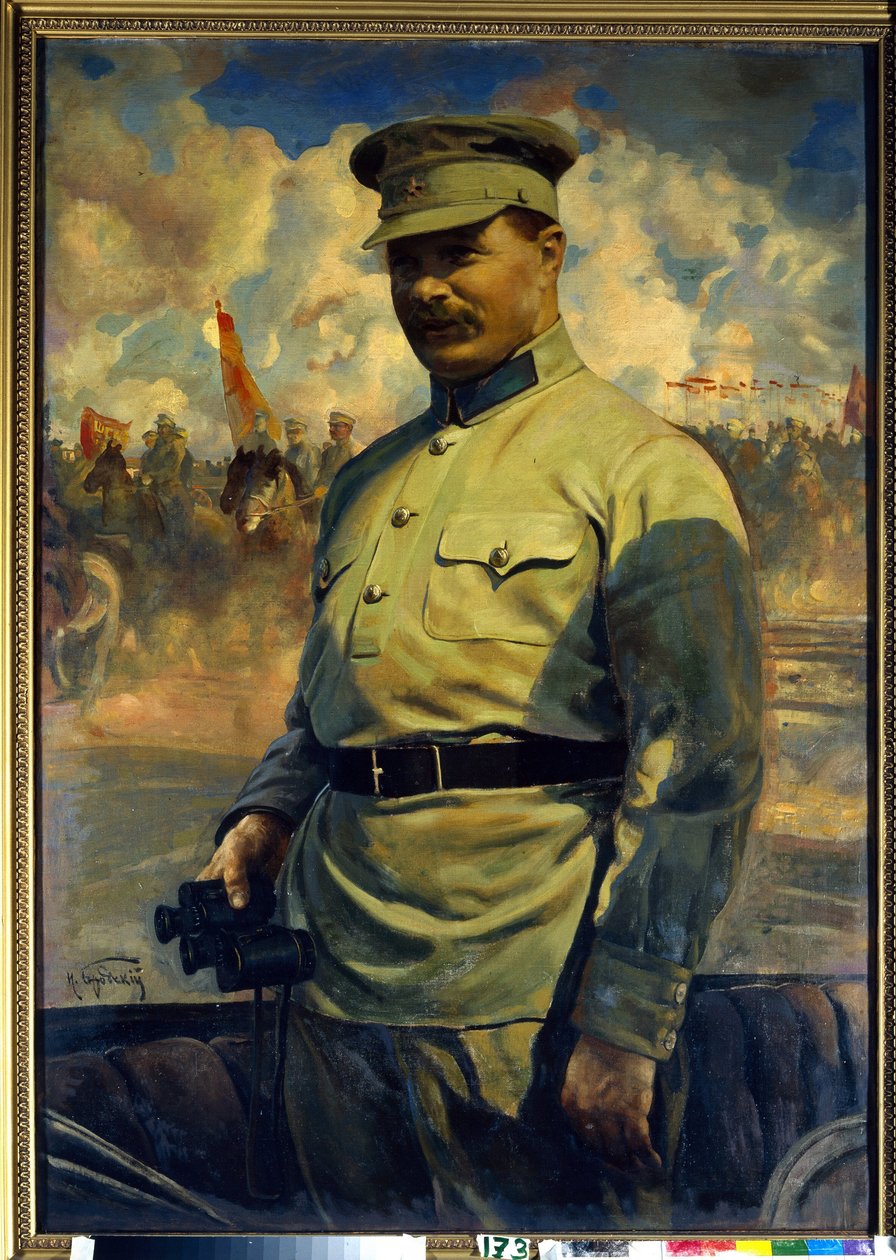 Portrait of the Bolshevik Leader M. V. Frunze by Isaak Israilevich Brodsky