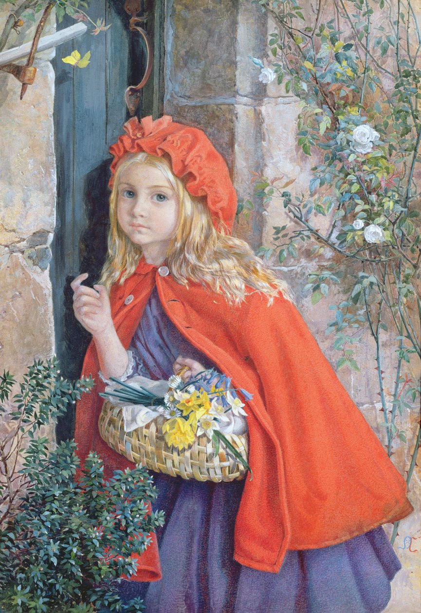 Little Red Riding Hood, 1862 by Isabel Oakley Naftel