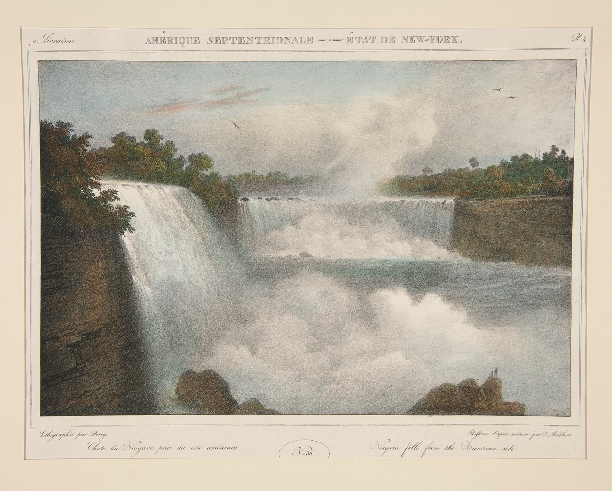 North America - State of New York, No. 36 by Isidore Laurent Deroy