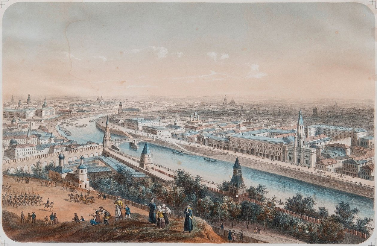 Panoramic View of Moscow by Isidore Laurent Deroy