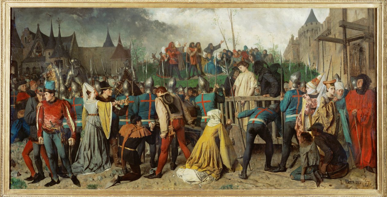 Joan of Arc Led to the Stake by Isidore Patrois