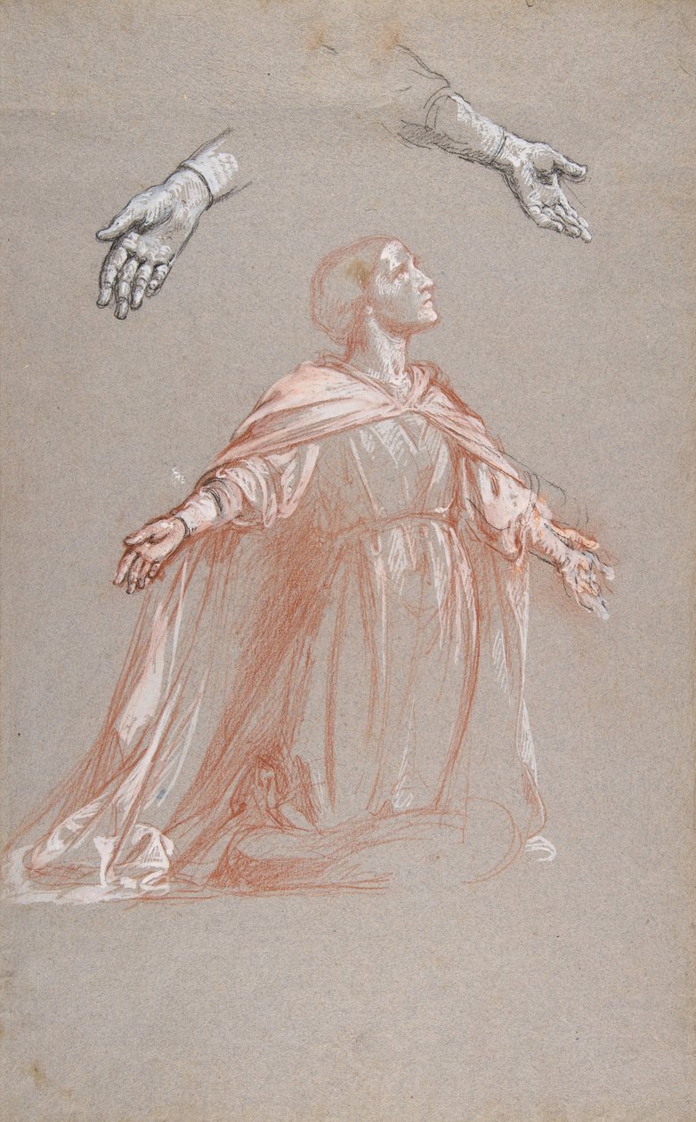 Sainte Clotilde (detail) by Isidore Pils
