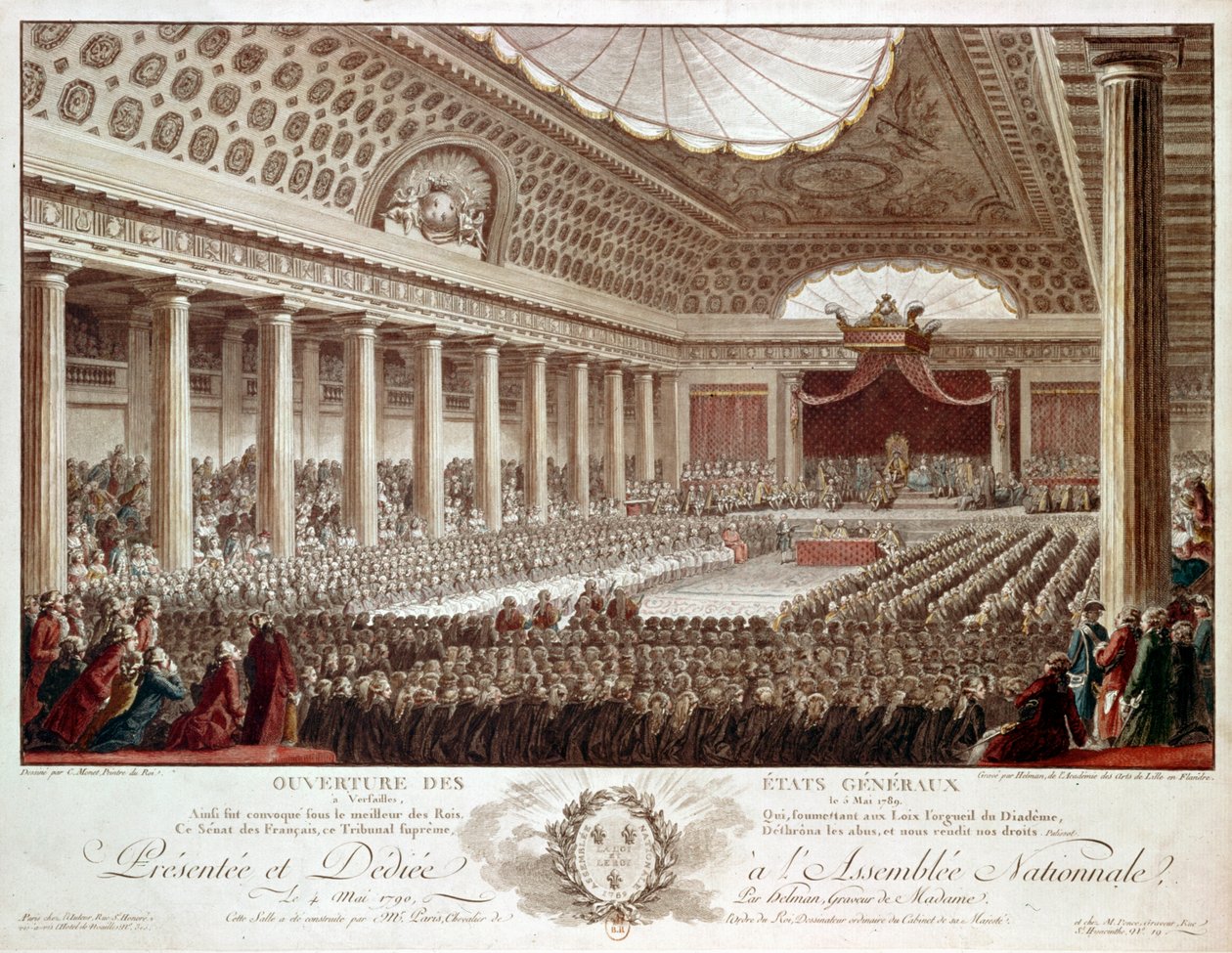 The Opening of the Estates General at Versailles by Isidore Stanislas Helman