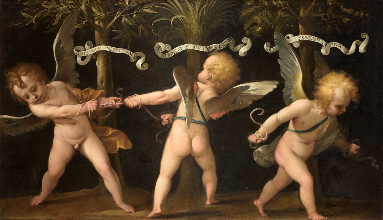 Allegory with winged cherubs, c. 1635 by Isidoro Bianchi