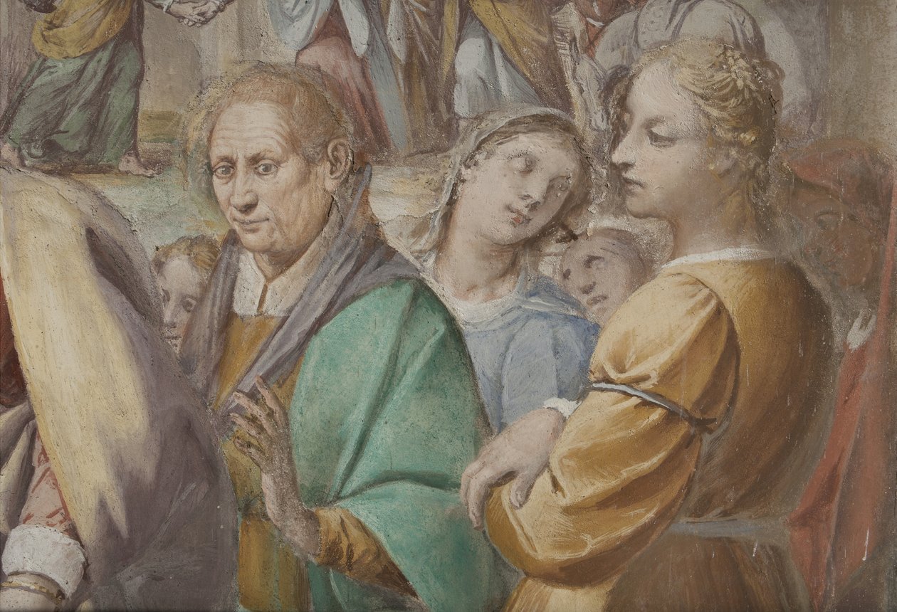 (Detail) The Marriage of the Virgin Mary by Isidoro Bianchi