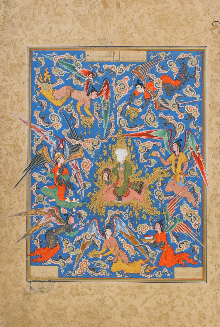 Folio from a Haft Awrang (Seven Thrones) by Jami, probably Mashad, Khurasan, Iran, Safavid Period, 1556-65 by Islamic School