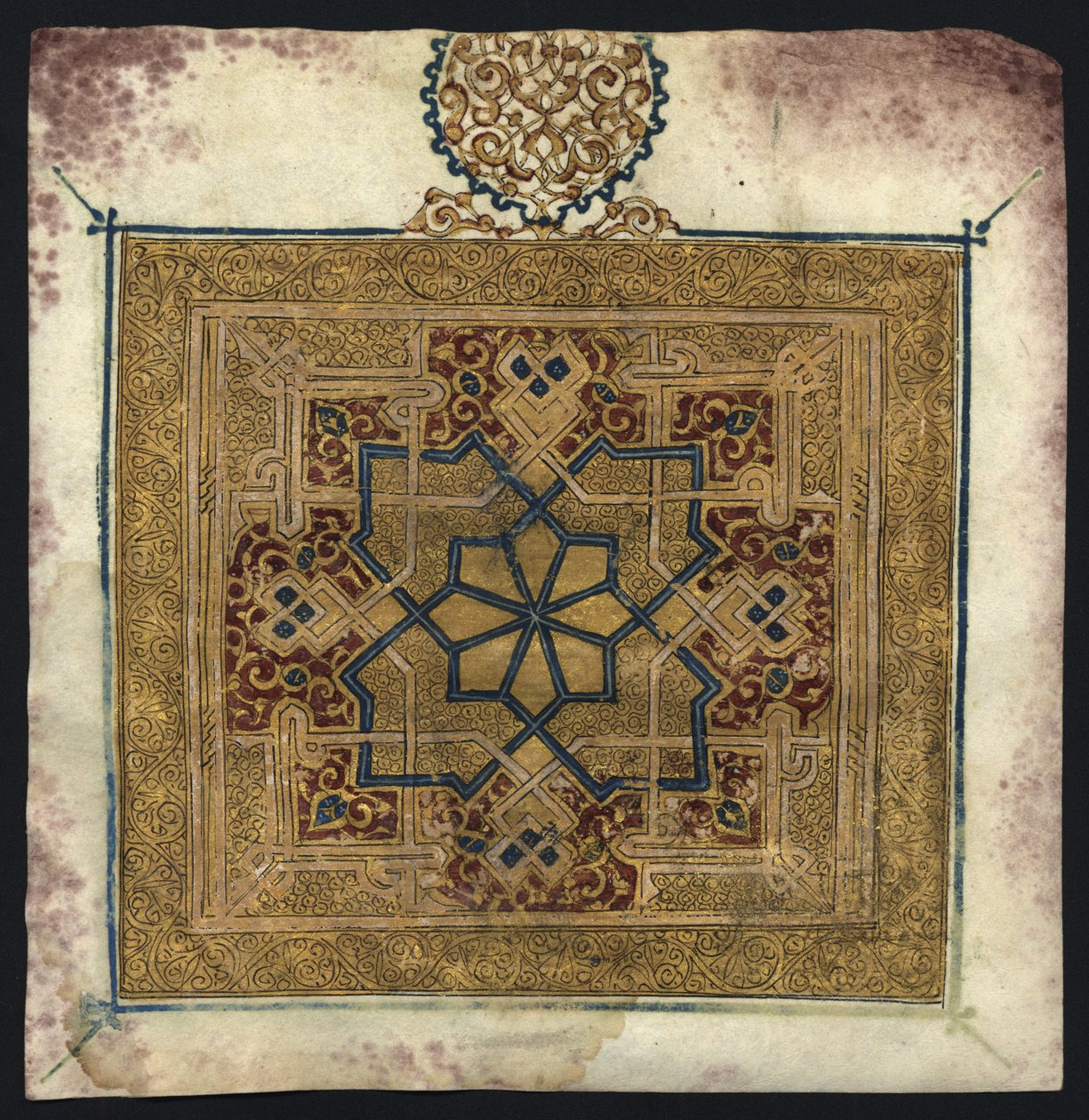 Fragment from a Koran (manuscript) by Islamic School