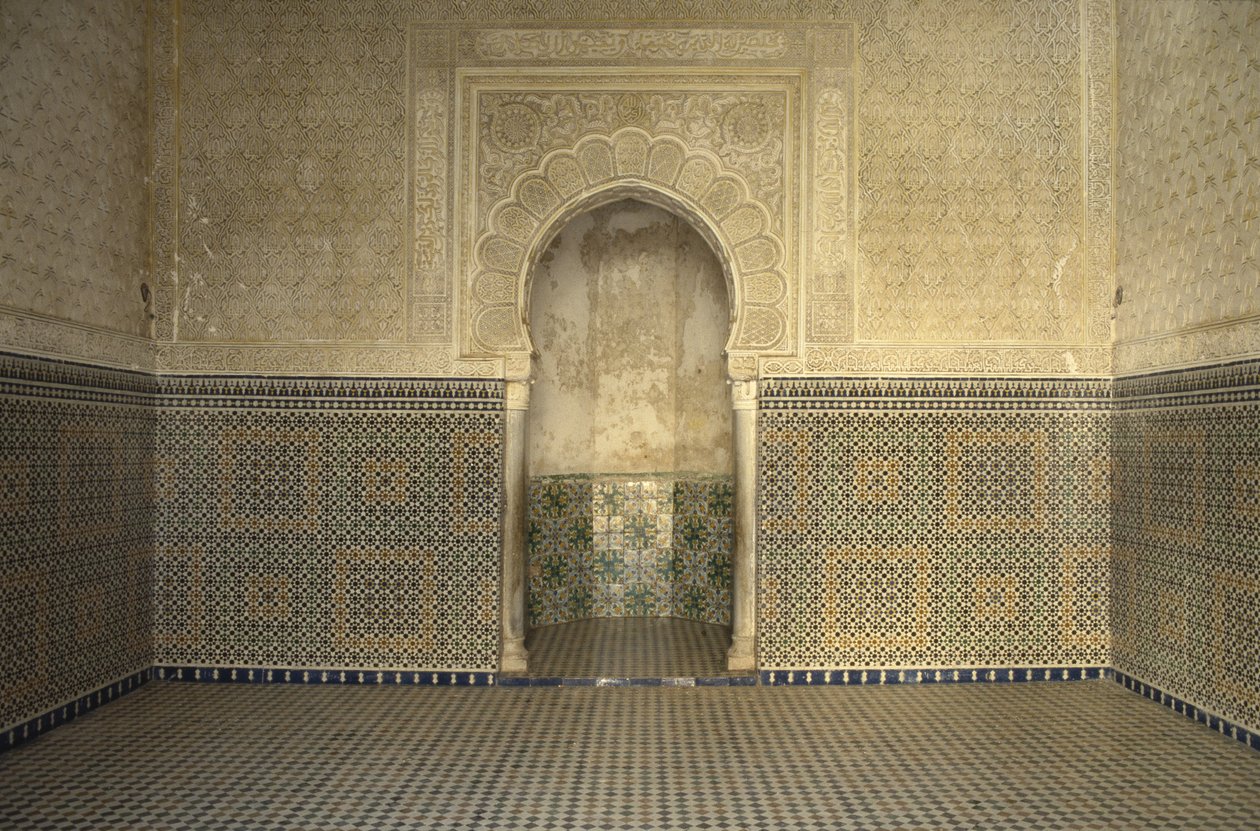 Madrasa of Sidi Bou Medine, prayer hall by Islamic School