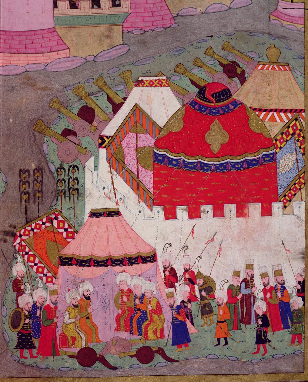 Siege of Vienna by Suleyman I (1494-1566) the Magnificent, in 1529, from the 