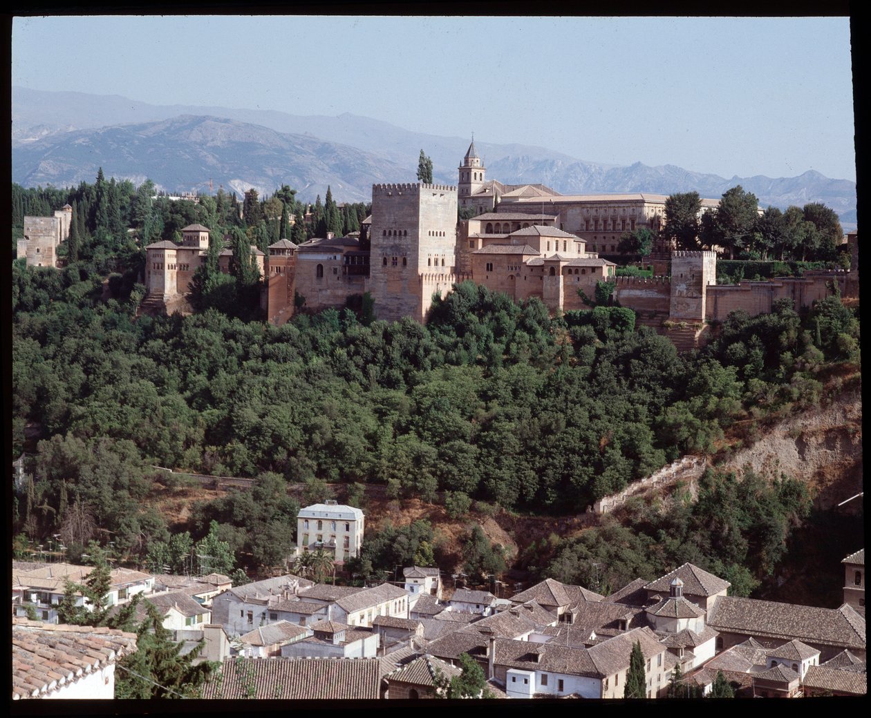 View of the Fortress and Palace of Alhambra by Islamic School