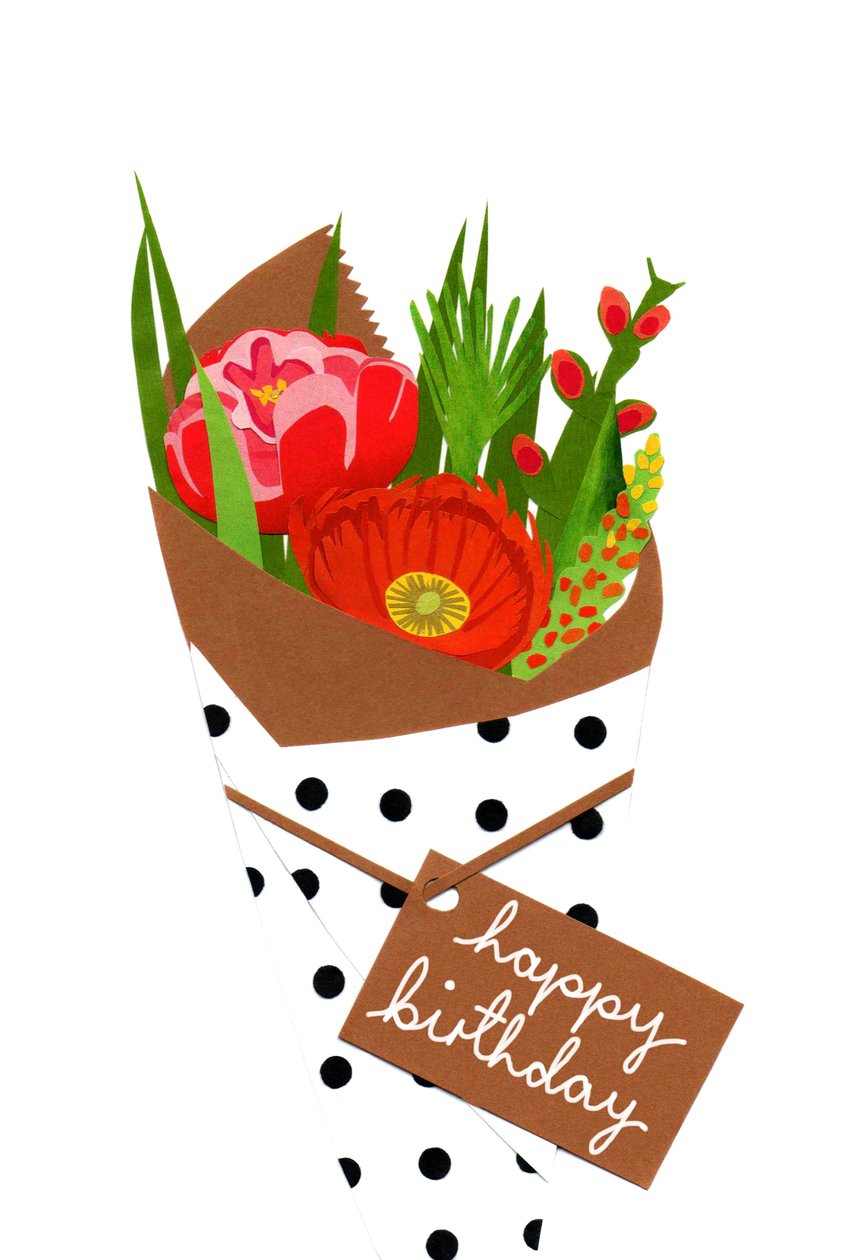 Birthday bouquet, 2014 by Isobel Barber