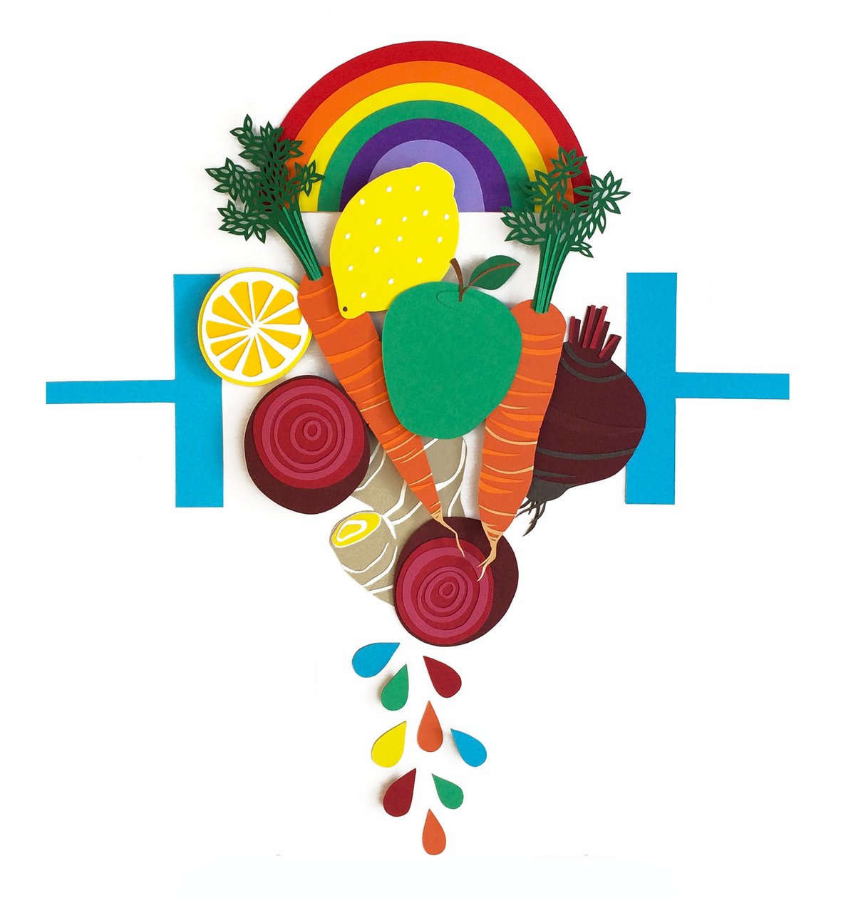 Eat the Rainbow, 2016 by Isobel Barber