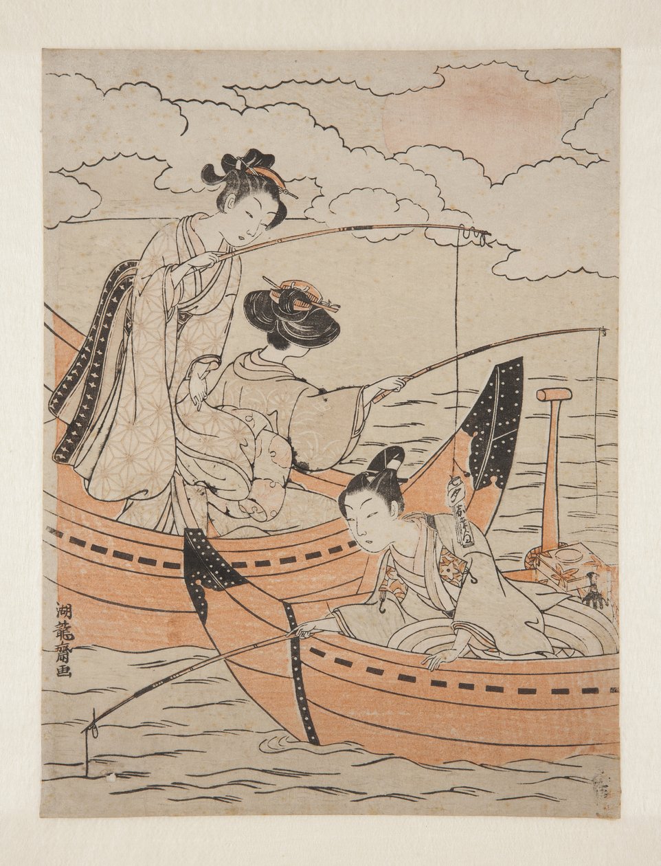 Boats of Love (Koi no fune) by Isoda Koryusai