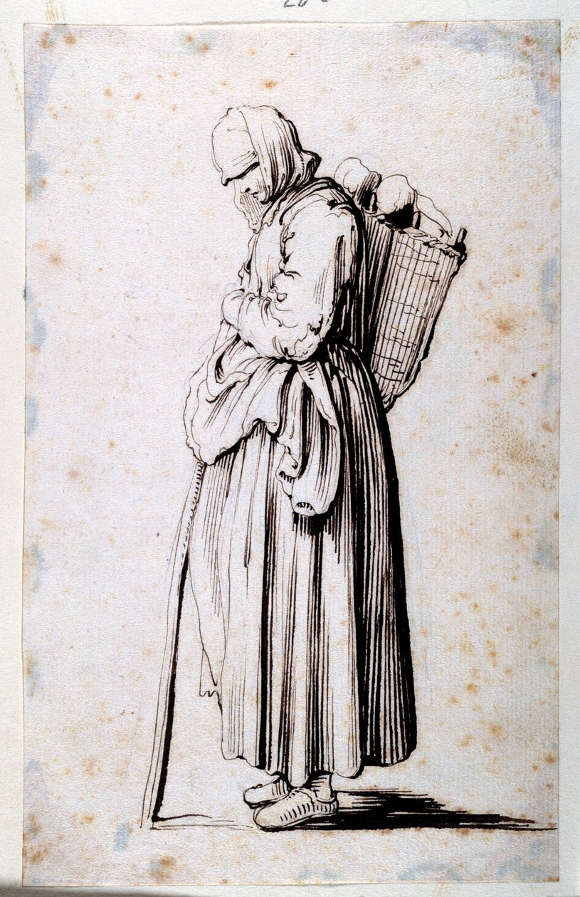 Figure with Basket by School Lebanese