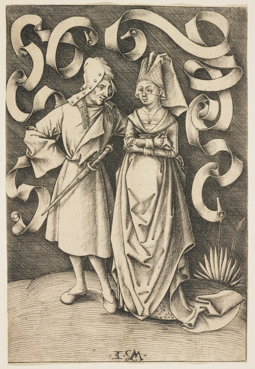 The Dissimilar Couple by Israhel van Meckenem the younger