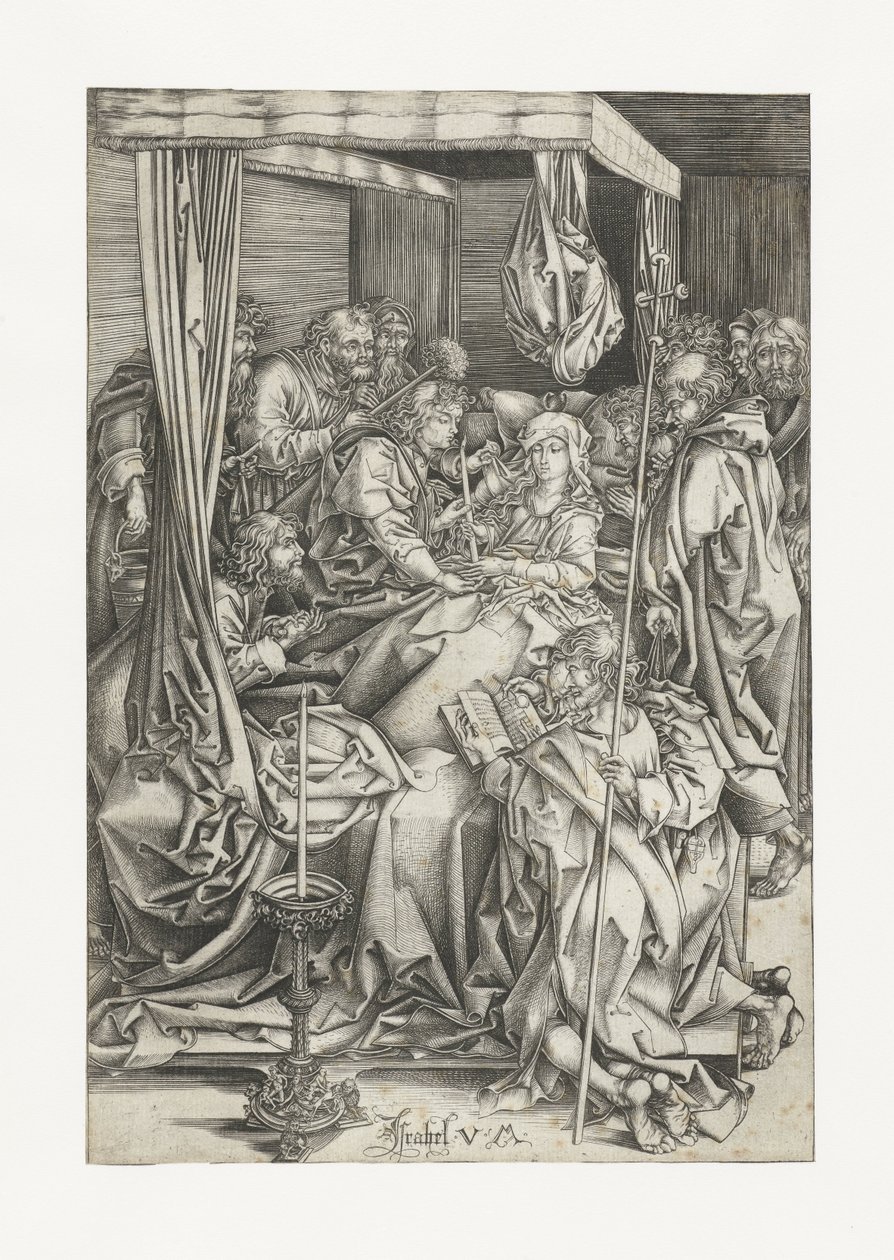 The Death of Mary by Israhel van Meckenem